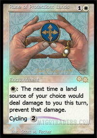 Rune of Protection: Lands *Foil*