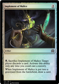 Implement of Malice *Foil*