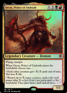Orcus, Prince of Undeath *Foil*