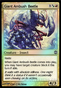 Giant Ambush Beetle *Foil*