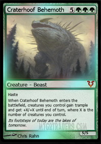 Craterhoof Behemoth *Foil*