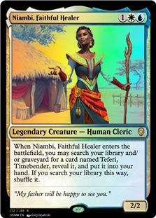 Niambi, Faithful Healer *Foil*