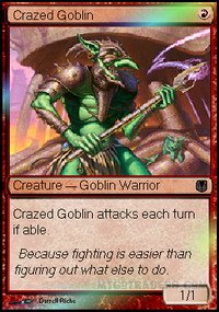 Crazed Goblin *Foil*