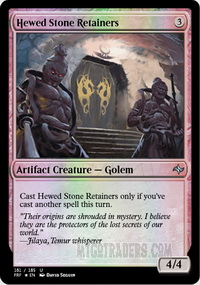 Hewed Stone Retainers *Foil*
