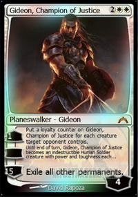 Gideon, Champion of Justice *Foil*