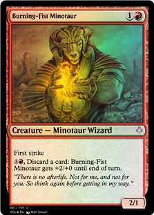 Burning-Fist Minotaur *Foil*