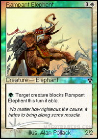 Rampant Elephant *Foil*