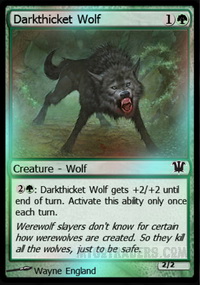 Darkthicket Wolf *Foil*