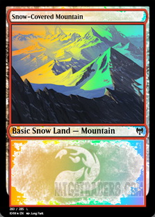 Snow-Covered Mountain *Foil*