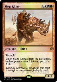 Siege Rhino *Foil*