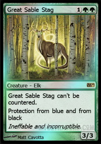 Great Sable Stag *Foil*