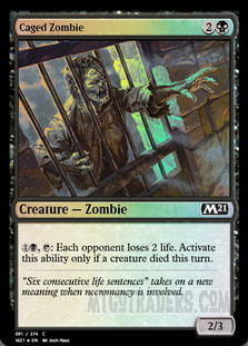 Caged Zombie *Foil*