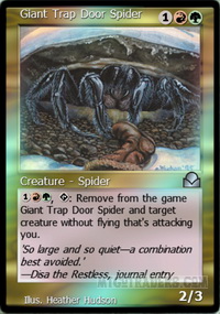 Giant Trap Door Spider *Foil*