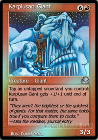 Karplusan Giant *Foil*