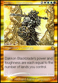 Dakkon Blackblade *Foil*