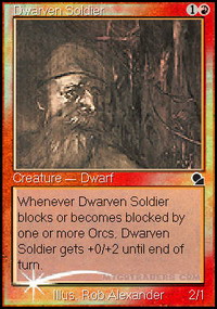 Dwarven Soldier *Foil*