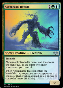 Abominable Treefolk *Foil*
