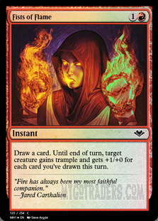 Fists of Flame *Foil*