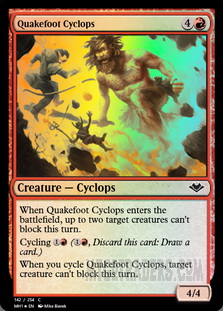 Quakefoot Cyclops *Foil*