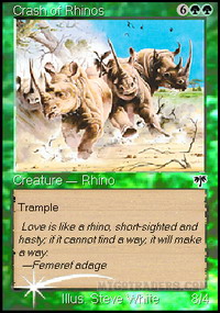 Crash of Rhinos *Foil*