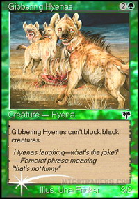 Gibbering Hyenas *Foil*