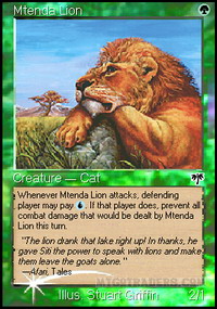 Mtenda Lion *Foil*