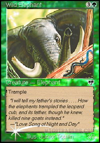 Wild Elephant *Foil*