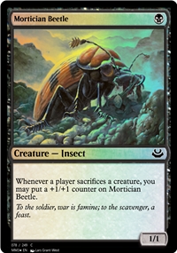 Mortician Beetle *Foil*