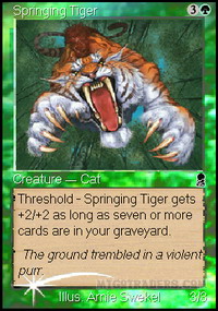 Springing Tiger *Foil*