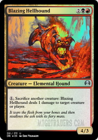Blazing Hellhound *Foil*