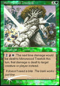 Mirrorwood Treefolk *Foil*