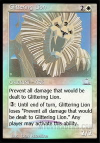 Glittering Lion *Foil*