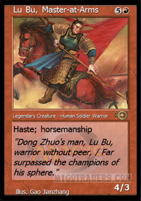 Lu Bu, Master-at-Arms