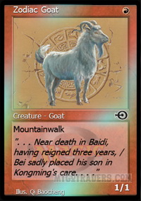 Zodiac Goat *Foil*