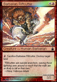 Barbarian Riftcutter *Foil*