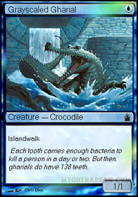 Grayscaled Gharial *Foil*