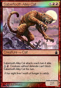 Sabertooth Alley Cat *Foil*