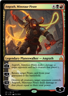 magicman-europe* Rivals of Ixalan Mythic *MtG: ANGRATH THE FLAME-CHAINED