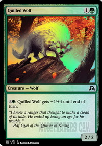 Quilled Wolf *Foil*