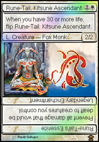 Rune-Tail, Kitsune Ascendant *Foil*