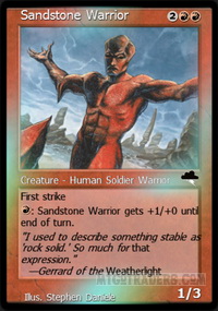 Sandstone Warrior *Foil*