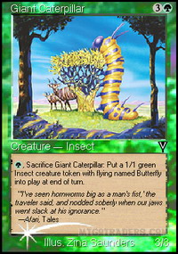 Giant Caterpillar *Foil*