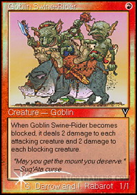 Goblin Swine-Rider *Foil*