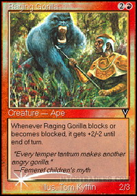 Raging Gorilla *Foil*
