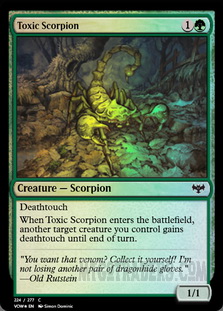 Toxic Scorpion *Foil*