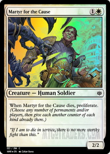 Martyr for the Cause *Foil*