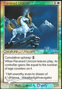 Revered Unicorn *Foil*